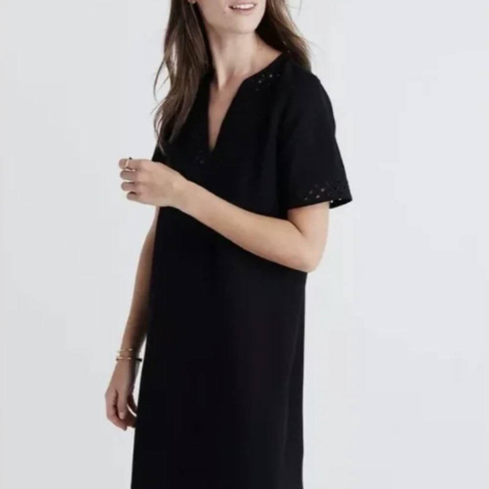 Madewell Ballad Lasercut Tunic Dress